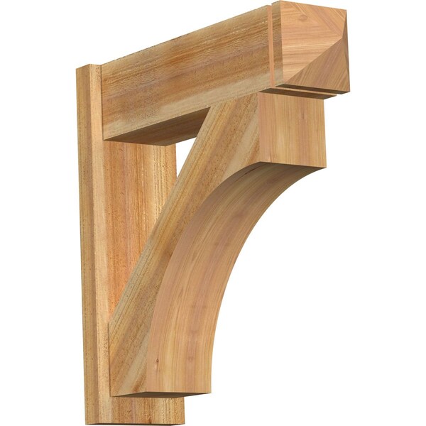 Ekena Millwork Westlake Rough Sawn Arts and Crafts Outlooker, Western Red Cedar, 8"W x 28"D x 28"H OUT08X28X28WTL03RWR - main